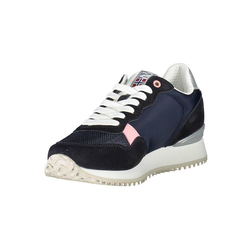 Napapijri Blue Polyester Sneaker NA-20193-EU39/US9