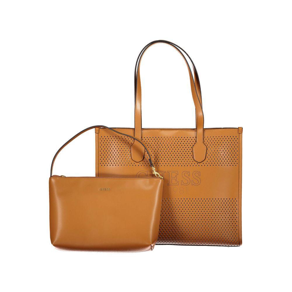 Guess Jeans Brown Polyethylene Handbag GU-21519