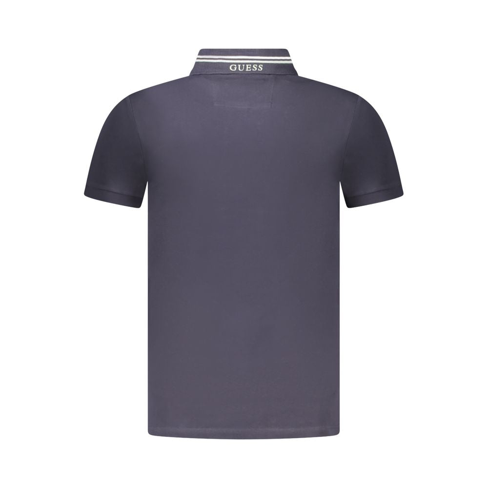 Guess Jeans Blue Cotton Polo Shirt GU-39027-M