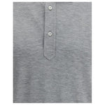 Brunello Cucinelli Silk Polo Shirt BR-MH8363966CNZ17-L
