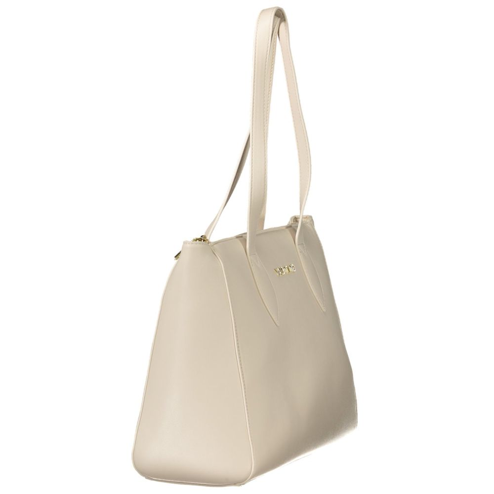 Mario Valentino White Polyethylene Handbag