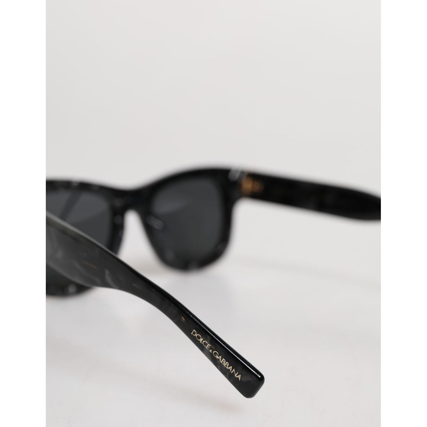 Dolce & Gabbana Pearl White Acetate Frame Domenico Deep Shades Sunglasses