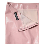 Dolce & Gabbana Glossy Pink Cotton Mid Waist Mini Skirt SKI2080-46
