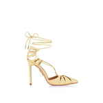 Aquazzura Aquazzurra Bellissima Woven Raffia Stiletto Sandals AQ-8845788315860-EU37/US7
