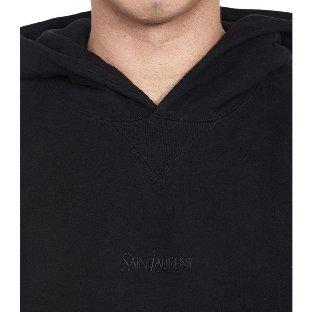 Saint Laurent Hooded Cotton Sweatshirt SA-8735563940052-S
