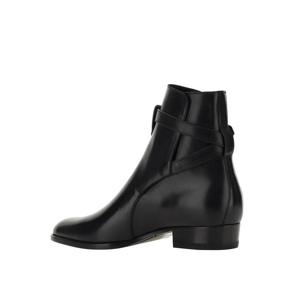 Saint Laurent Wyatt Jodhpur Ankle Boots SA-8735583699156-EU39.5/US6.5