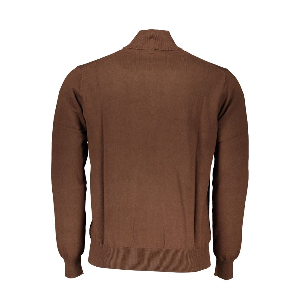 Harmont & Blaine Brown Cotton Sweater HA-23569-M