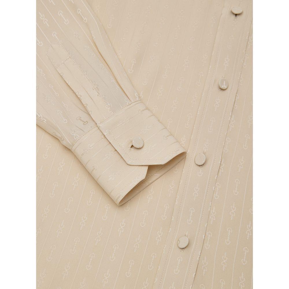 Gucci Beige Silk Shirt GU-9838672-IT46 | L