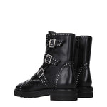Stuart Weitzman Black Leather Ankle Boots ST-8547168649481-EU35/US5