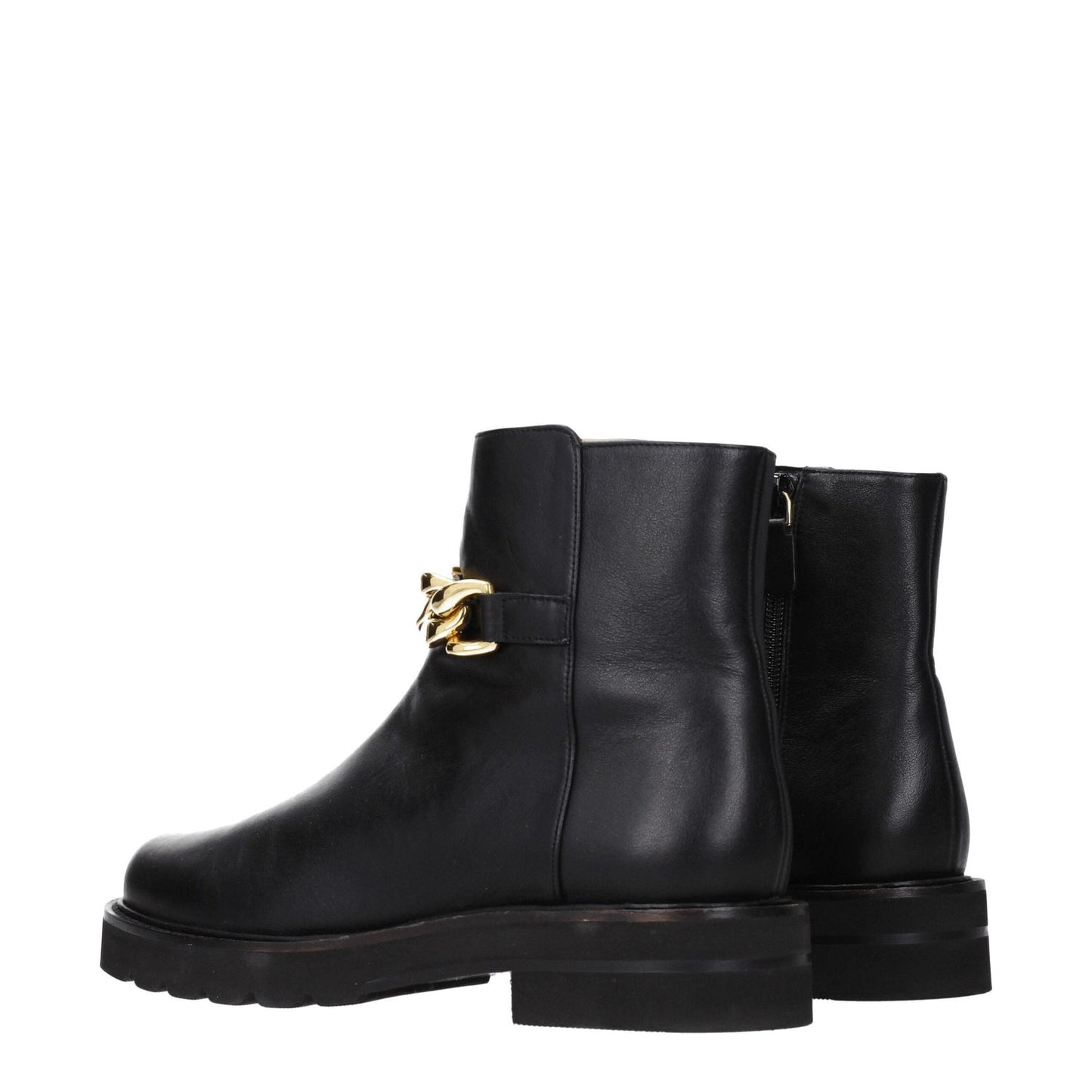 Stuart Weitzman Black Leather Ankle Boots ST-8547168715017-EU40/US10
