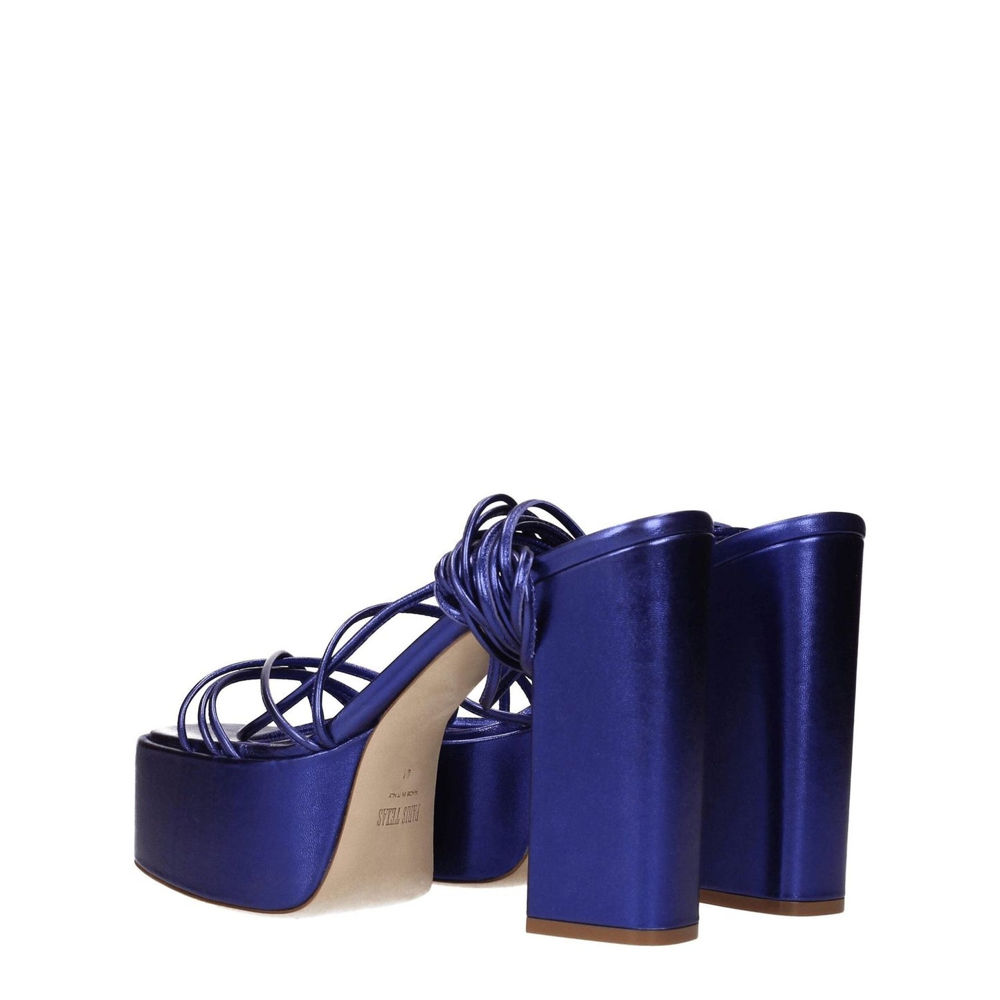 Paris Texas Purple Leather Platforms PA-8547196109065-EU40/US10