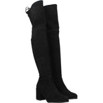 Stuart Weitzman Black Leather Over The Knee ST-8547230679305-EU35/US5