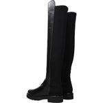 Stuart Weitzman Black Leather Over The Knee ST-8547230581001-EU35/US5
