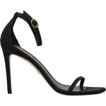 Stuart Weitzman Black Crystals Stiletto Heels Sandals ST-8547243983113-EU40.5/US10.5