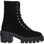 Stuart Weitzman Black Leather Ankle Boots ST-8547266658569-EU35/US5