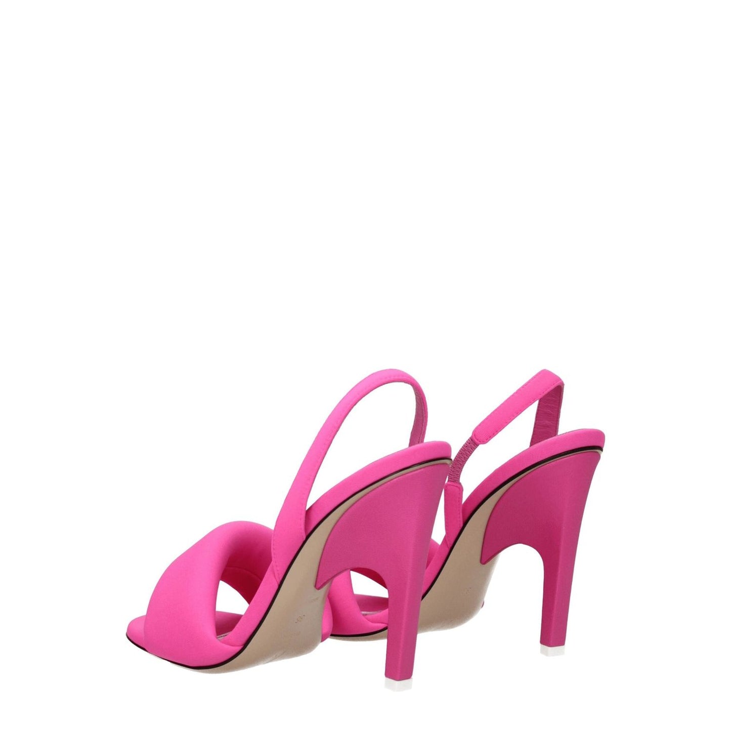 The Attico Pink Fabric Stiletto Heels Sandals TH-8547356147977-EU36/US6