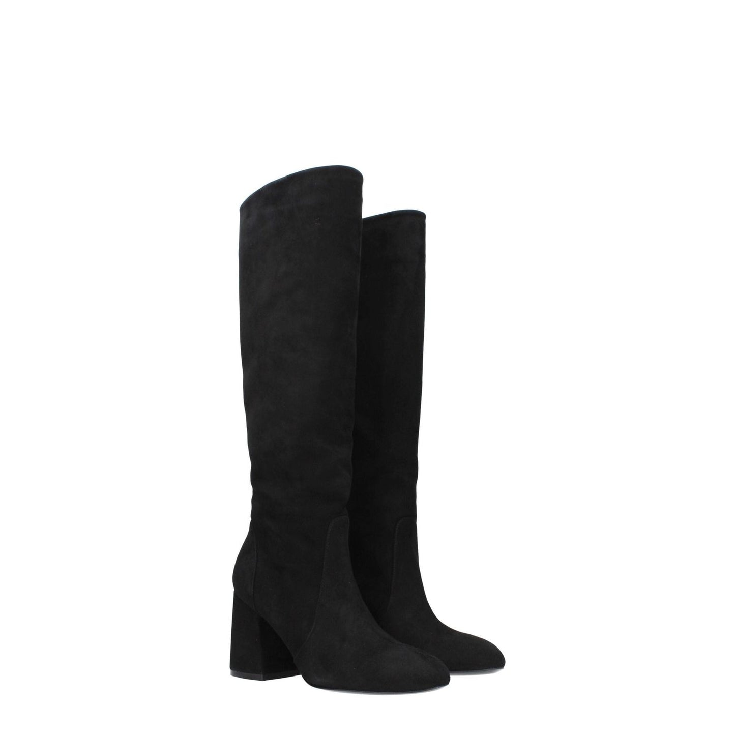 Stuart Weitzman Black Leather High Heel Boots ST-8547457597705-EU38/US8