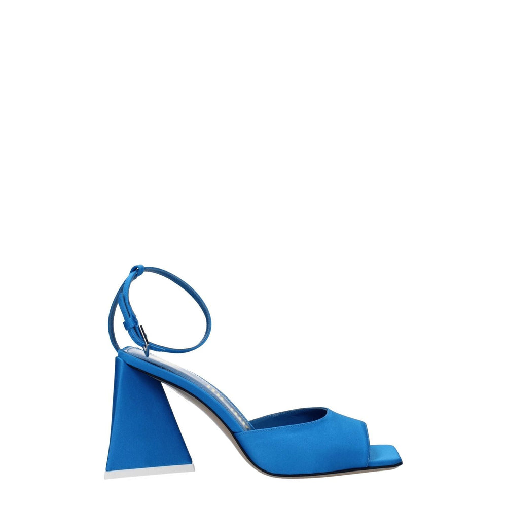 The Attico Blue Satin Stiletto Heels Sandals TH-8547462807817-EU36/US6