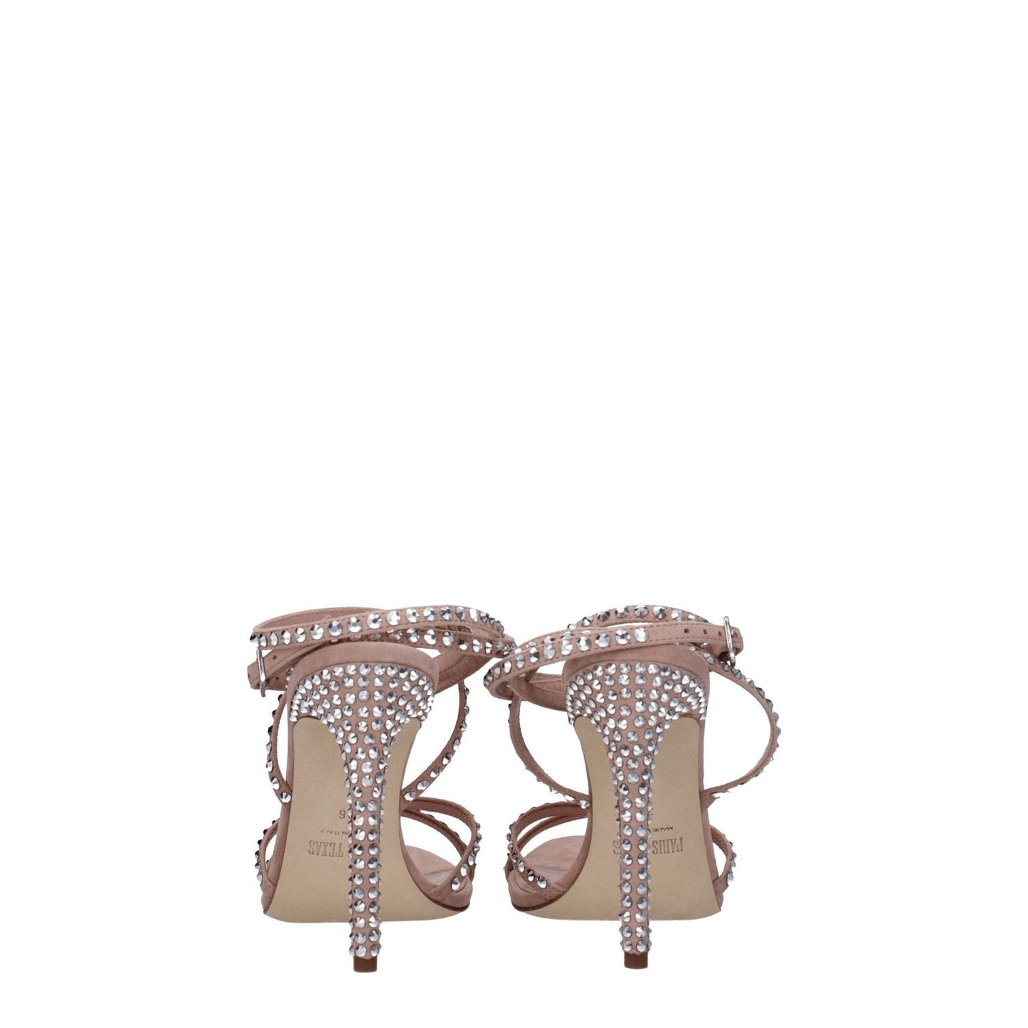 Paris Texas Pink Leather Stiletto Heels Sandals PA-8547462349065-EU36/US6