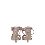 Paris Texas Pink Leather Stiletto Heels Sandals PA-8547462349065-EU36/US6