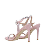 Stuart Weitzman Pink Leather Stiletto Heels Sandals ST-9289926377737-EU36/US6