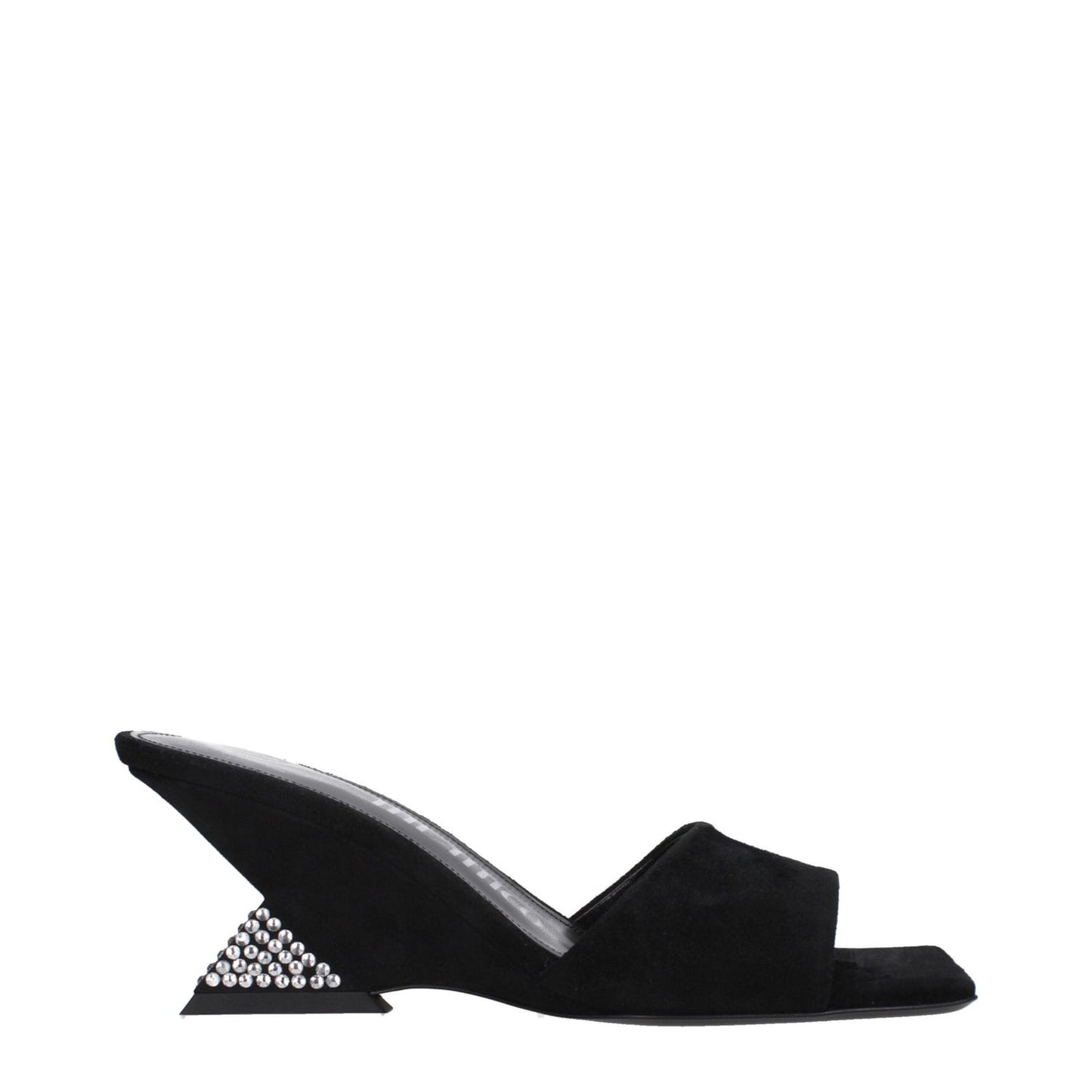 The Attico Black Leather Platforms TH-9333329756425-EU36/US6