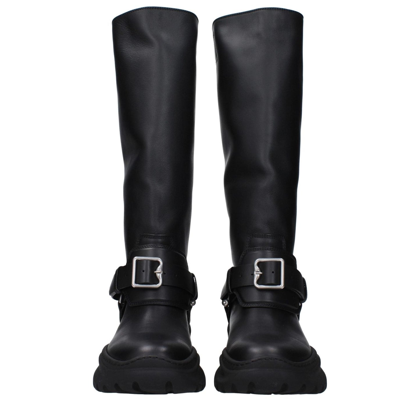 Burberry Black Leather Boots BU-9492853489929-EU36/US6