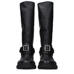 Burberry Black Leather Boots BU-9492853489929-EU36/US6