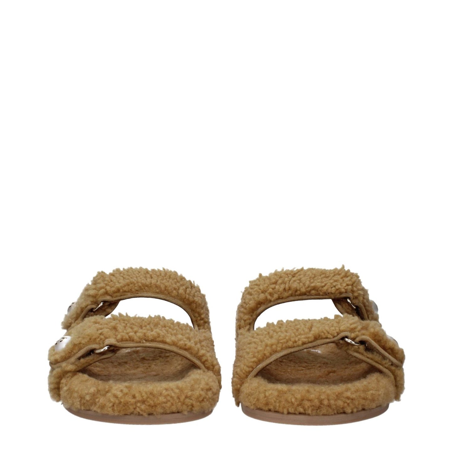 Jimmy Choo Brown Fabric Slippers Sandals JI-10018020819209-EU39/US9