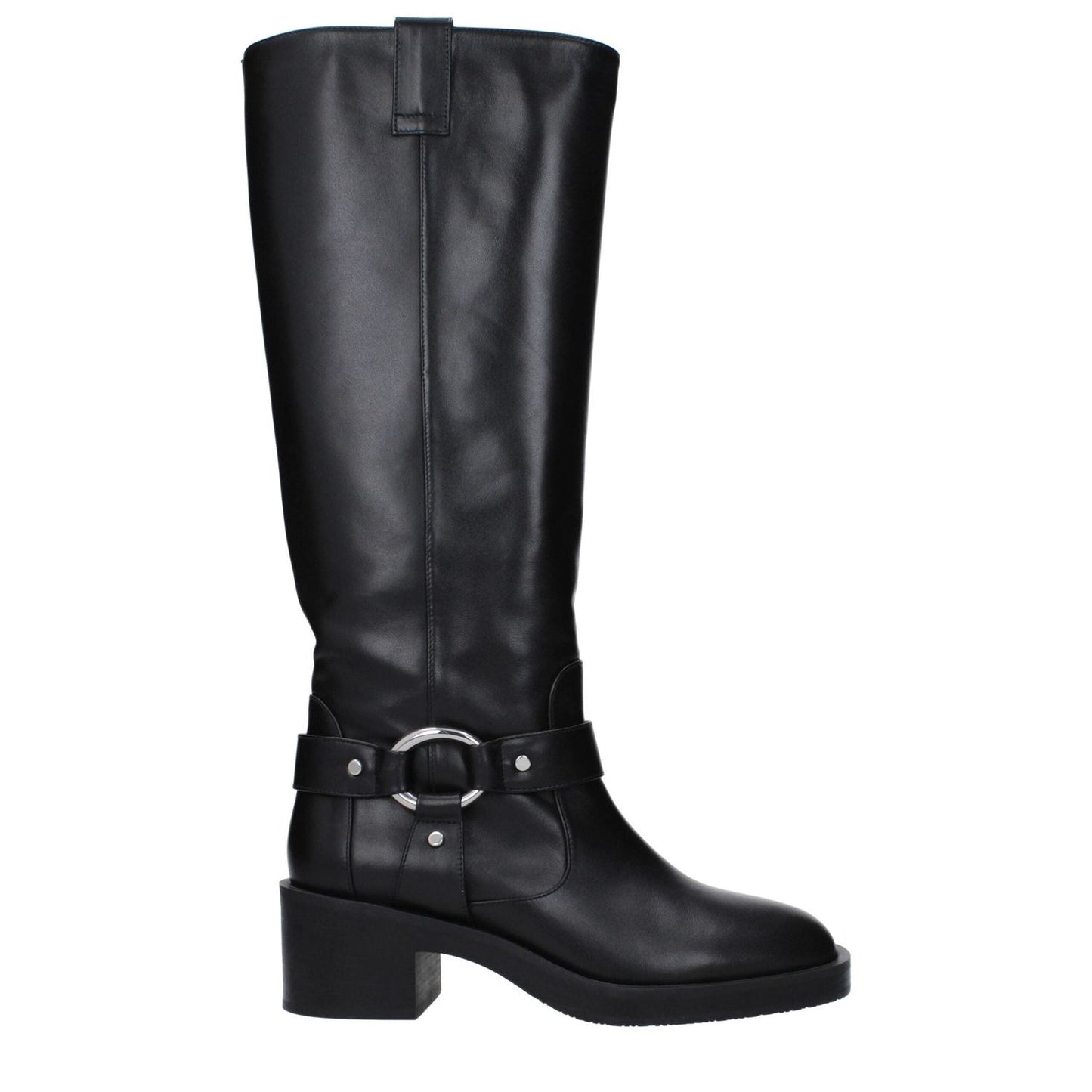 Stuart Weitzman Black Leather High Heel Boots ST-15039028003081-EU36.5/US6.5