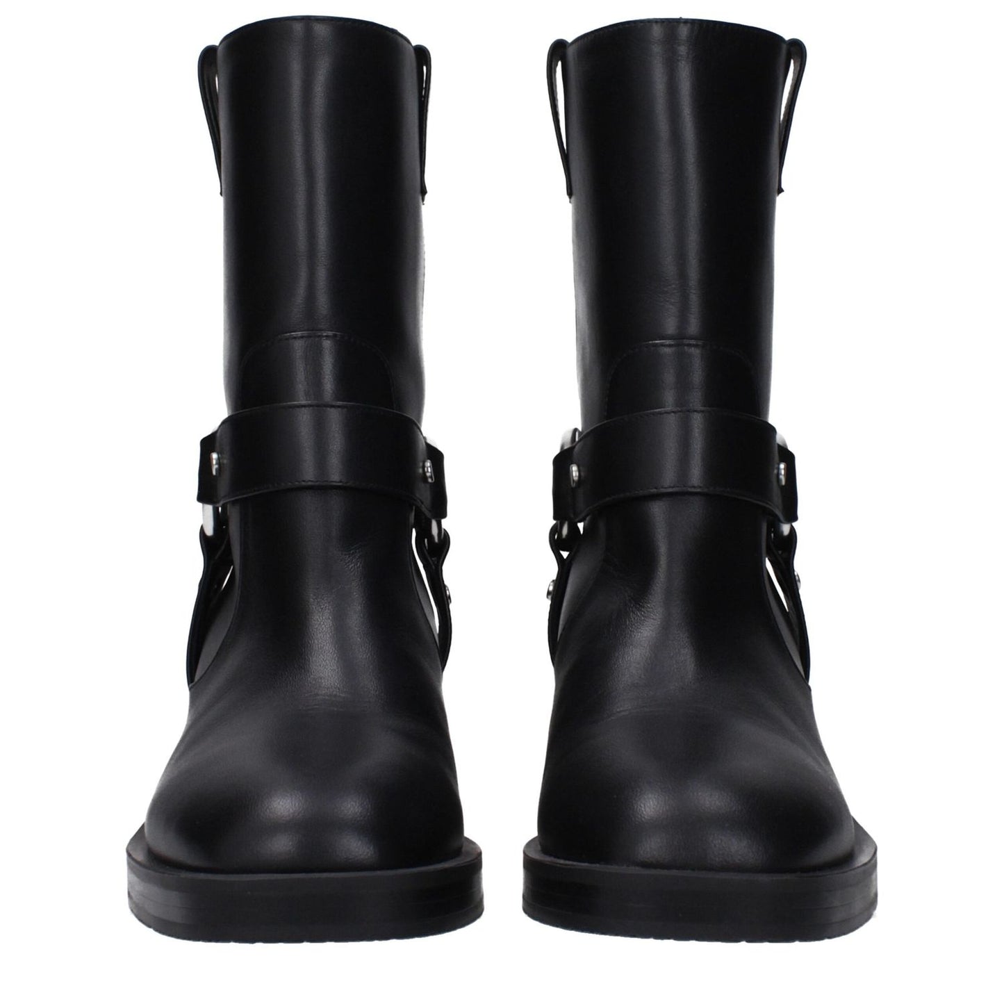 Stuart Weitzman Black Leather Ankle Boots ST-15039020335369-EU37.5/US7.5