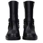 Stuart Weitzman Black Leather Ankle Boots ST-15039020335369-EU37.5/US7.5