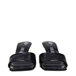 The Attico Black Leather Flat Sandals TH-15065389170953-EU36/US6
