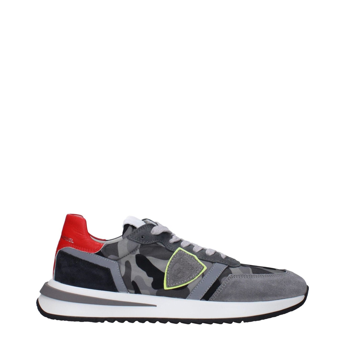 Philippe Model Gray Fabric Sneakers PH-15086930166025-EU40/US7