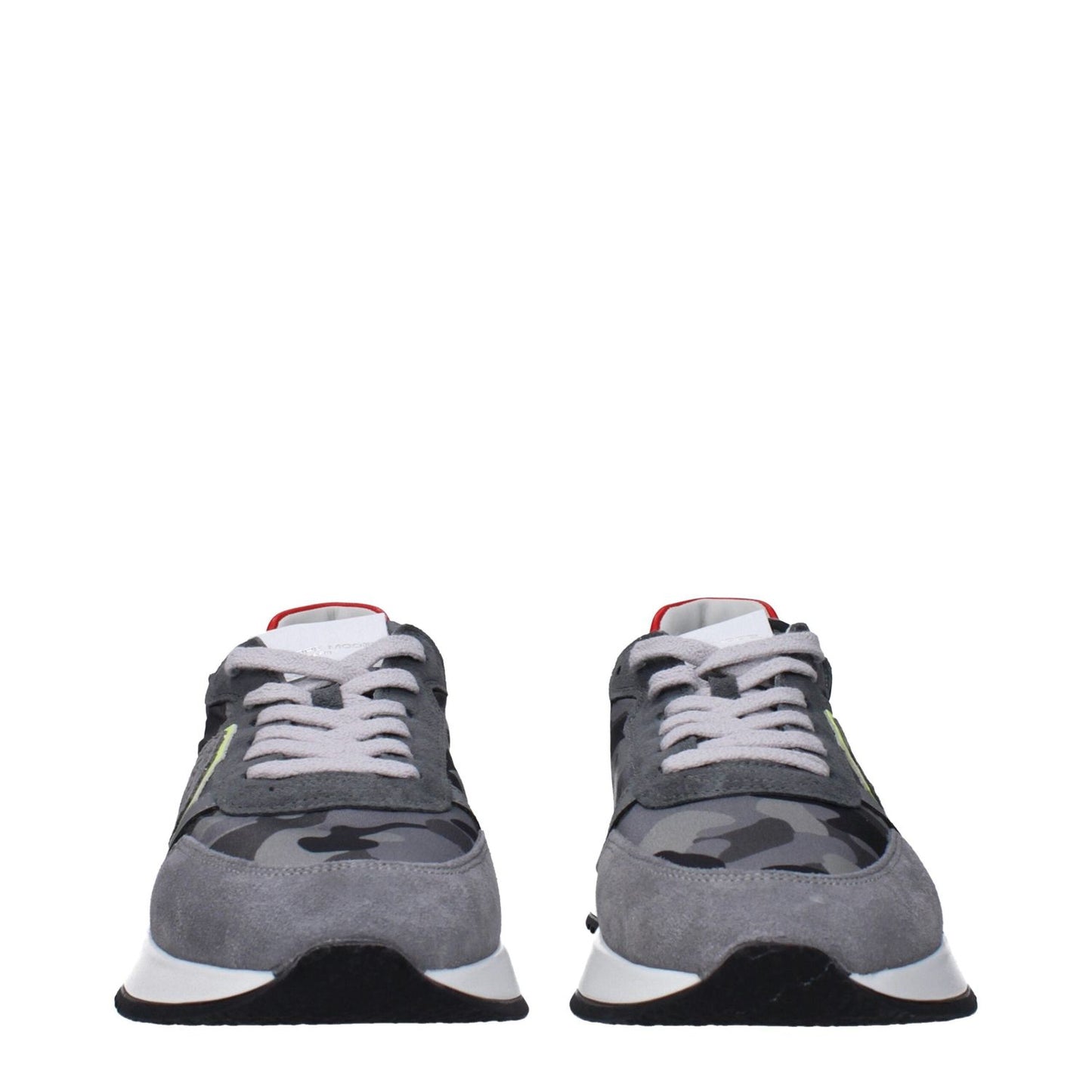 Philippe Model Gray Fabric Sneakers PH-15086930166025-EU40/US7