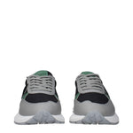 Philippe Model Black Fabric Athletic Sneakers
