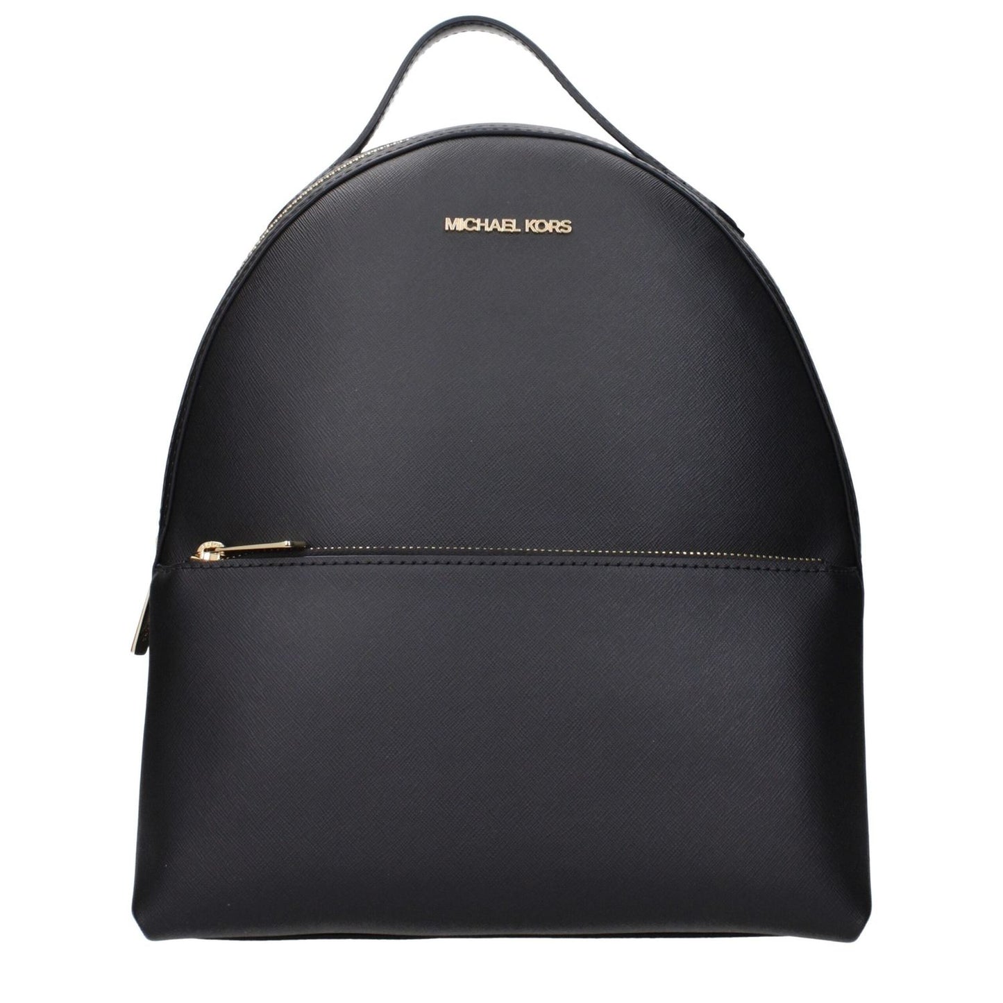 Michael Kors Black Leather Backpacks MI15123811631369BT