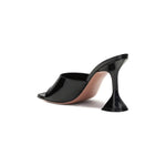 Amina Muaddi Patent-leather Lupita Sandals AM-14S361186LUPBLACK-EU35/US5