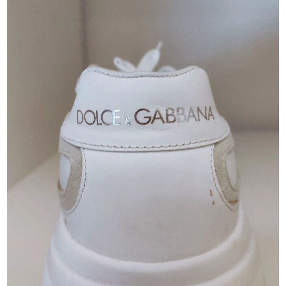 Dolce & Gabbana White Daymaster Low Top Mens Sneakers MV4309-40
