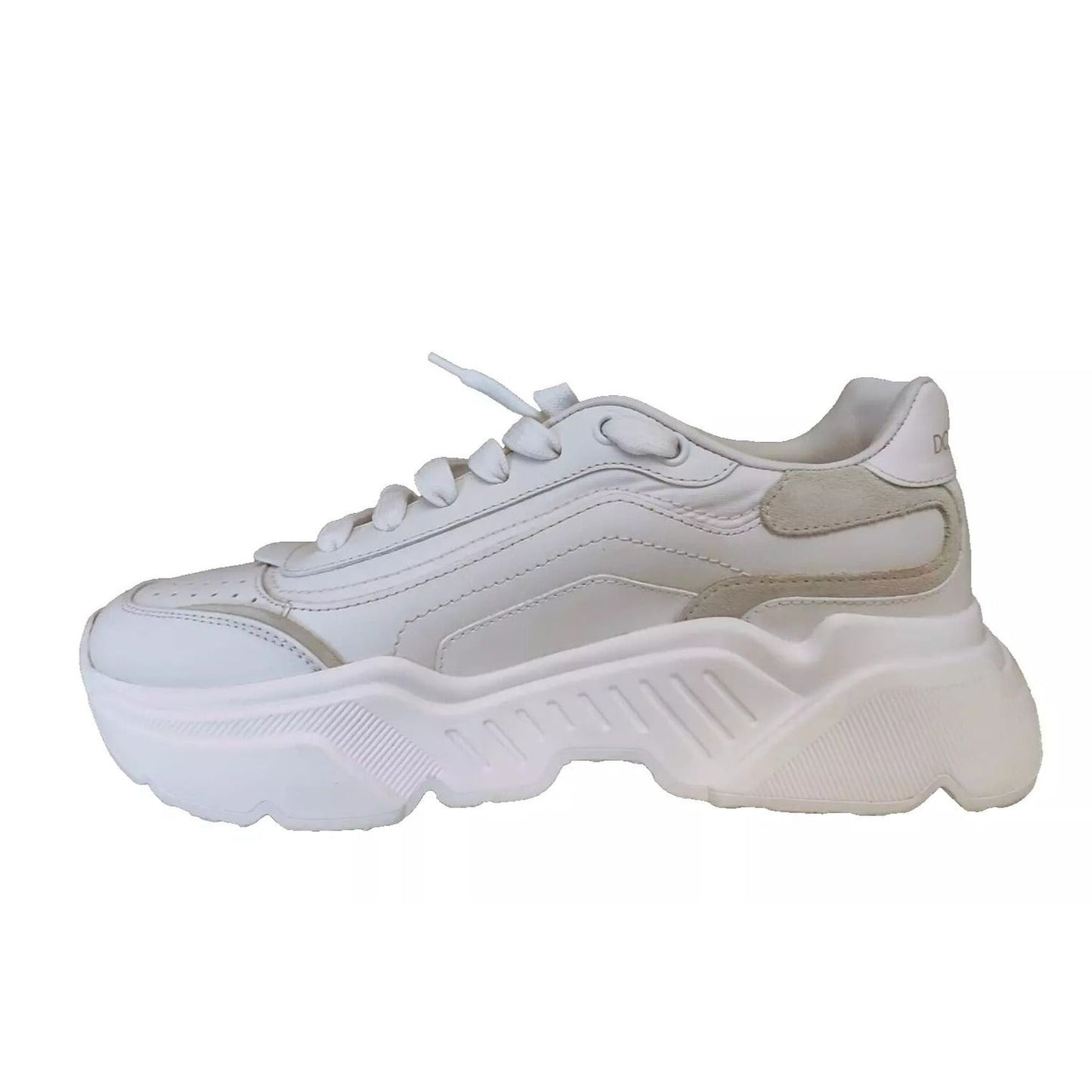 Dolce & Gabbana White Daymaster Low Top Mens Sneakers MV4309-40