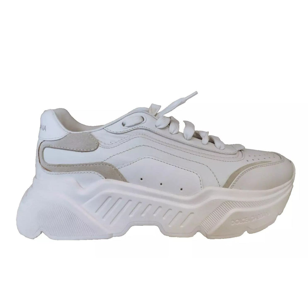 Dolce & Gabbana White Daymaster Low Top Mens Sneakers MV4309-40