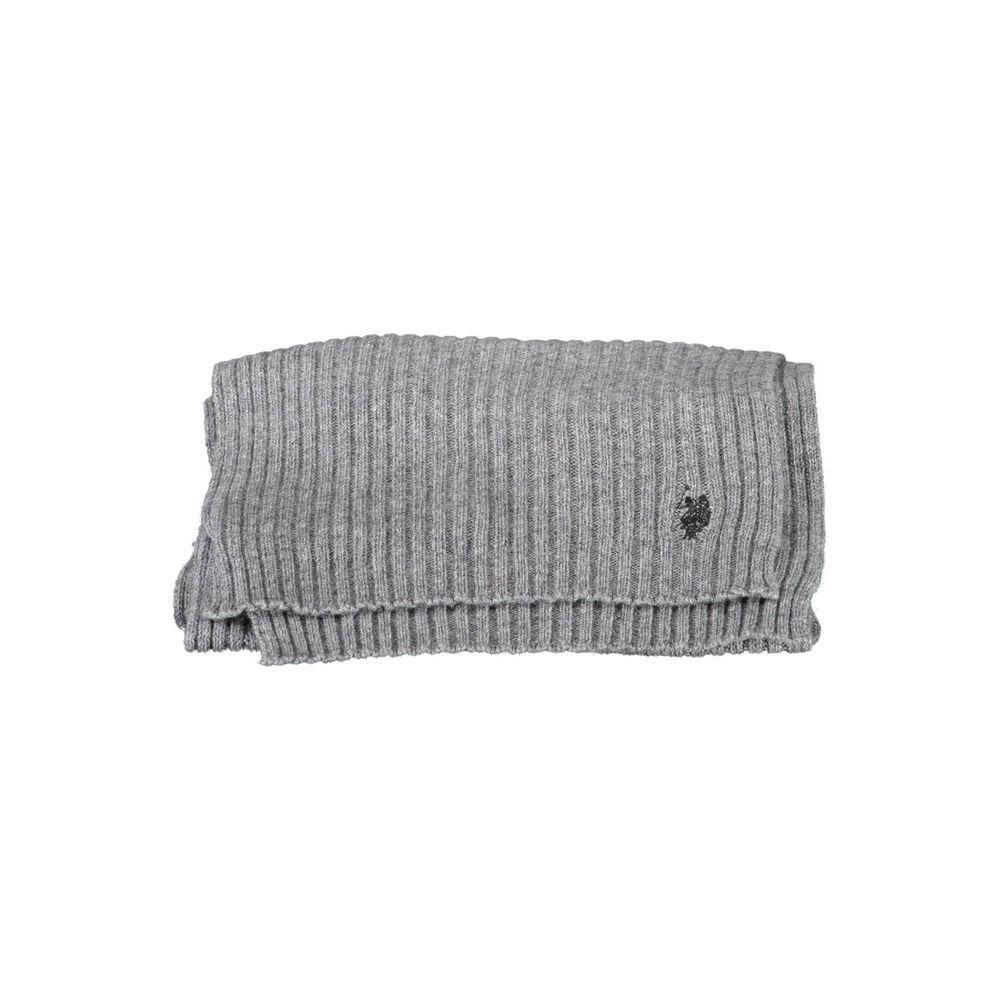U.S. POLO ASSN. Gray Wool Scarf US-8407