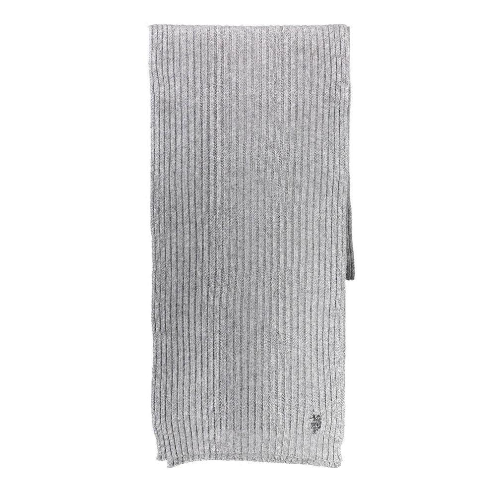 U.S. POLO ASSN. Gray Wool Scarf US-8407