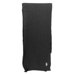 U.S. POLO ASSN. Black Wool Scarf US-8413
