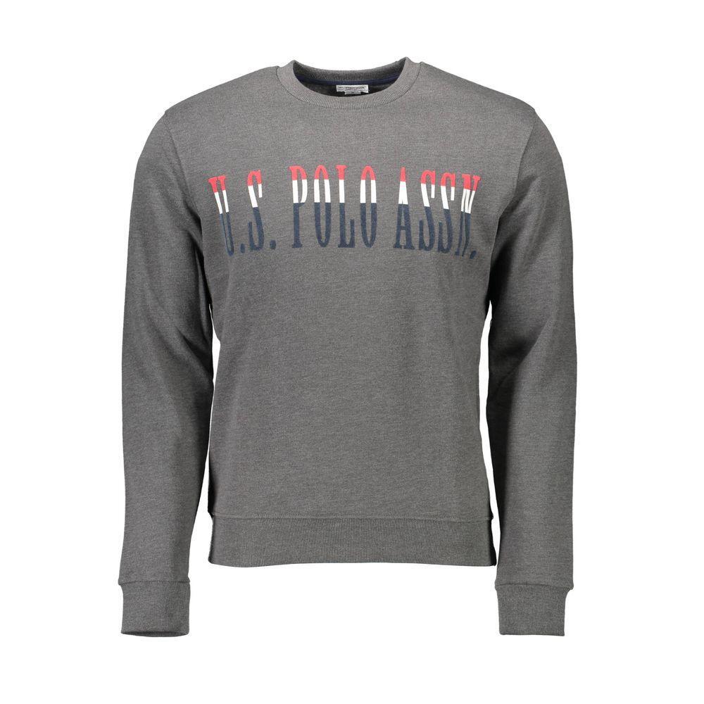 U.S. POLO ASSN. Gray Cotton Sweater US-9222-L
