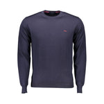 Harmont & Blaine Blue Wool Sweater HA-9410-XXL