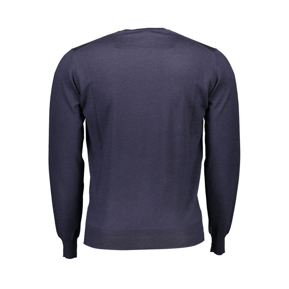 Harmont & Blaine Blue Wool Sweater HA-9410-XXL