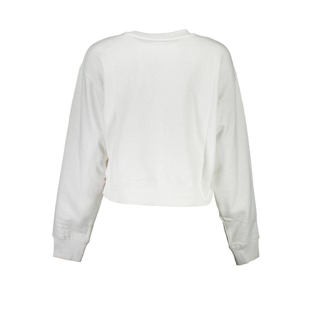 Guess Jeans White Cotton Sweater GU-10208-XXL