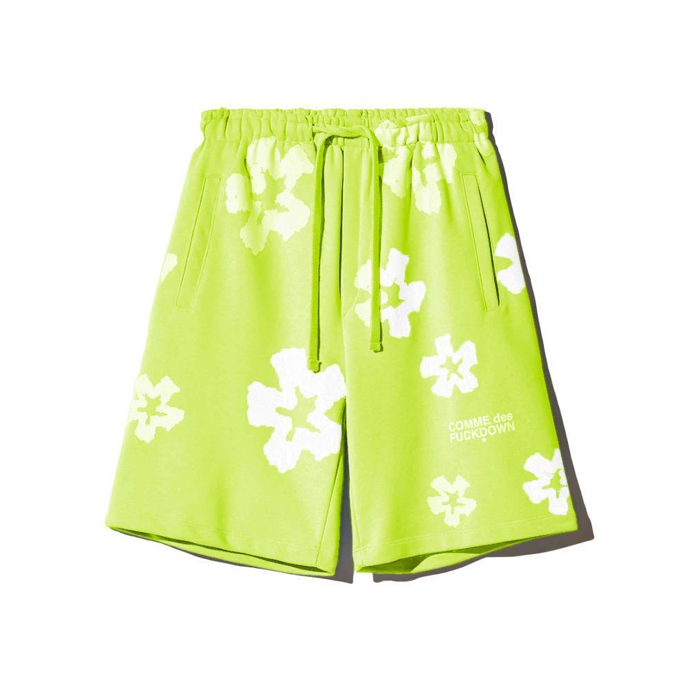 Comme Des Fuckdown Green Cotton Short CO-15824-L