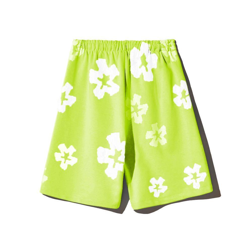Comme Des Fuckdown Green Cotton Short CO-15824-L